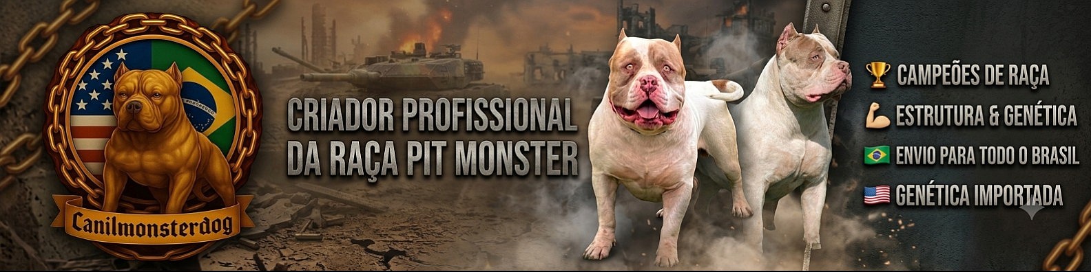 Banner de Canil Monster Dog